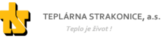 Logo firmy Teplárna Strakonice a.s., která je našim dlouholetým klientem