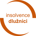 Oranžová ikona kolečka s nápisem Insolvence, dlužníci Ikona oranžového kolečka s nápisem Insolvence, dlužníci, která označuje možnost sledování dlužníků v Insolvenčním rejstříku